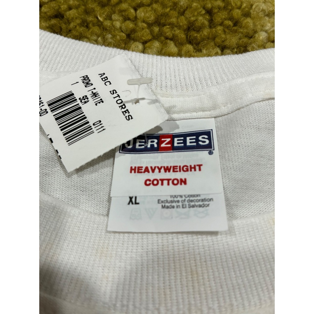 Jerzees Hawaii Surf Graphic T-Shirt Mens XL White ABC Stores Heavyweight Cotton - Picture 4 of 9